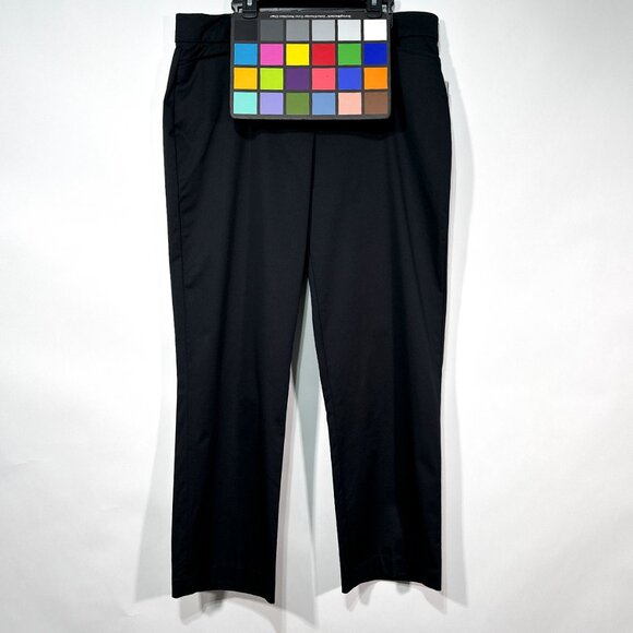 NWT Kim Rogers Black Curvy Straight Leg Sits At Waist Tummy Panel Pants Size 18 - Picture 15 of 15
